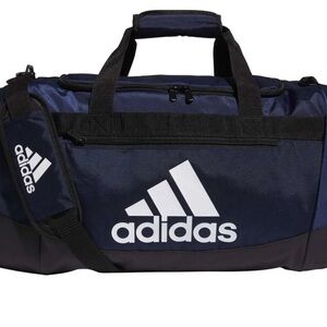 adidas Navy and White Performance Duffel Bag for Men